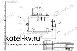 Парогенератор 200 кг пара в час на пеллетах чертеж